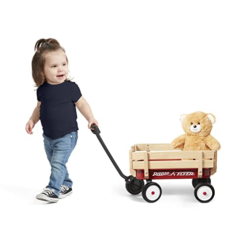 Radio Flyer Classic Toy Wagon for Kids 1.5+ with Teddy Bear