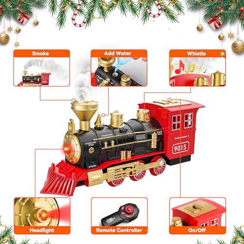 Luxury Remote Control Christmas Train Set for Boys 3+